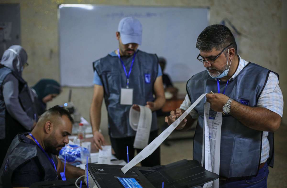 Parlamentswahl im Irak: Behörden: Wahlbeteiligung  liegt bei 41 Prozent