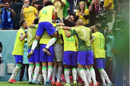 Brasilien kann nach dem Sieg gegen Serbien jubeln. Foto: WITTERS/TimGroothuis