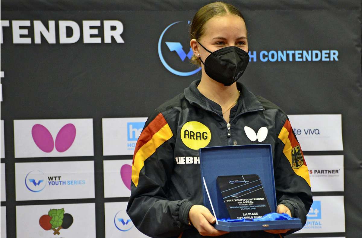 Tischtennis: Annett Kaufmann gewinnt Turnier in Portugal