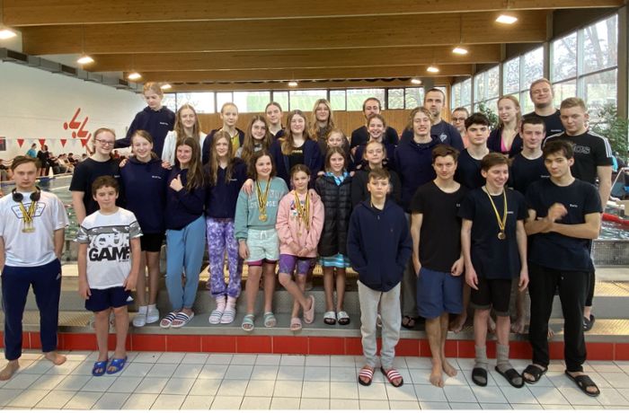 Schwimmen bei der SV Böblingen: 63 erste Plätze und viele Bestzeiten vom Bezirkscup mitgebracht