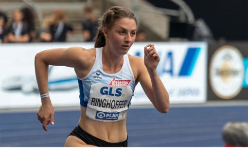 Unter vielen Erfolgreichen die Erfolgreichste: Pia Ringhoffer rannte gleich zweimal zu Gold. Foto: Eibner/Stefan Mayer