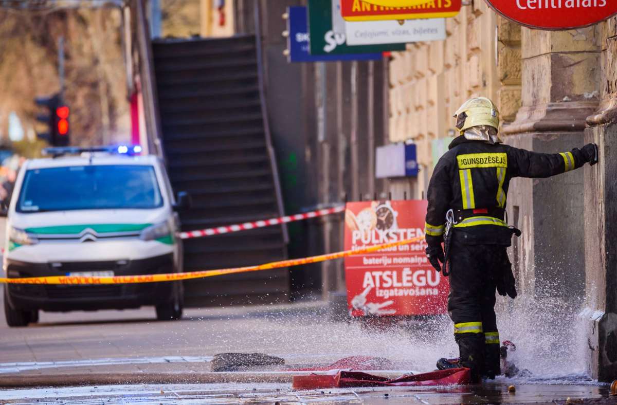 Lettland: Acht Tote bei Hostel-Brand in Hauptstadt Riga