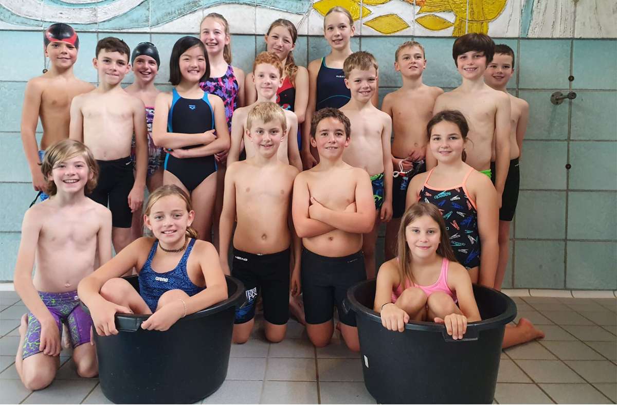 Vormittags ging es ins Becken: Schwimmen war aber nicht die einzige Aktivität der jungen Sportler von der SV Böblingen. Foto: privat