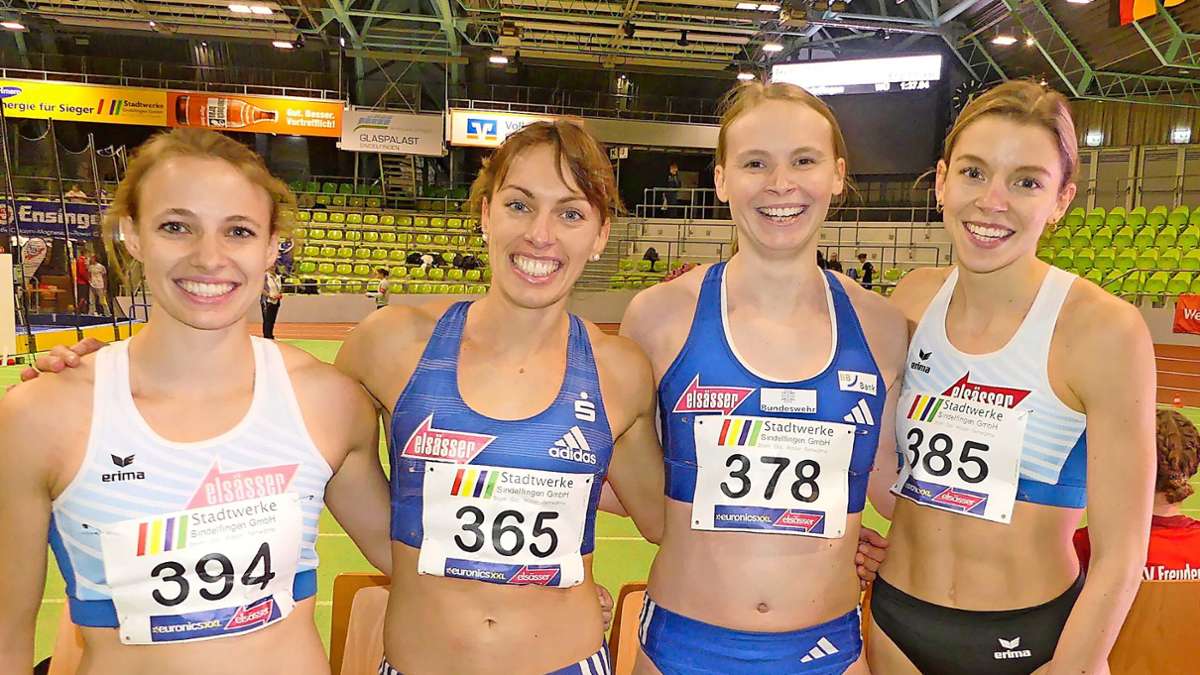 Leichtathletik: Frauen-Quartett des VfL Sindelfingen mit deutscher Jahresbestleistung