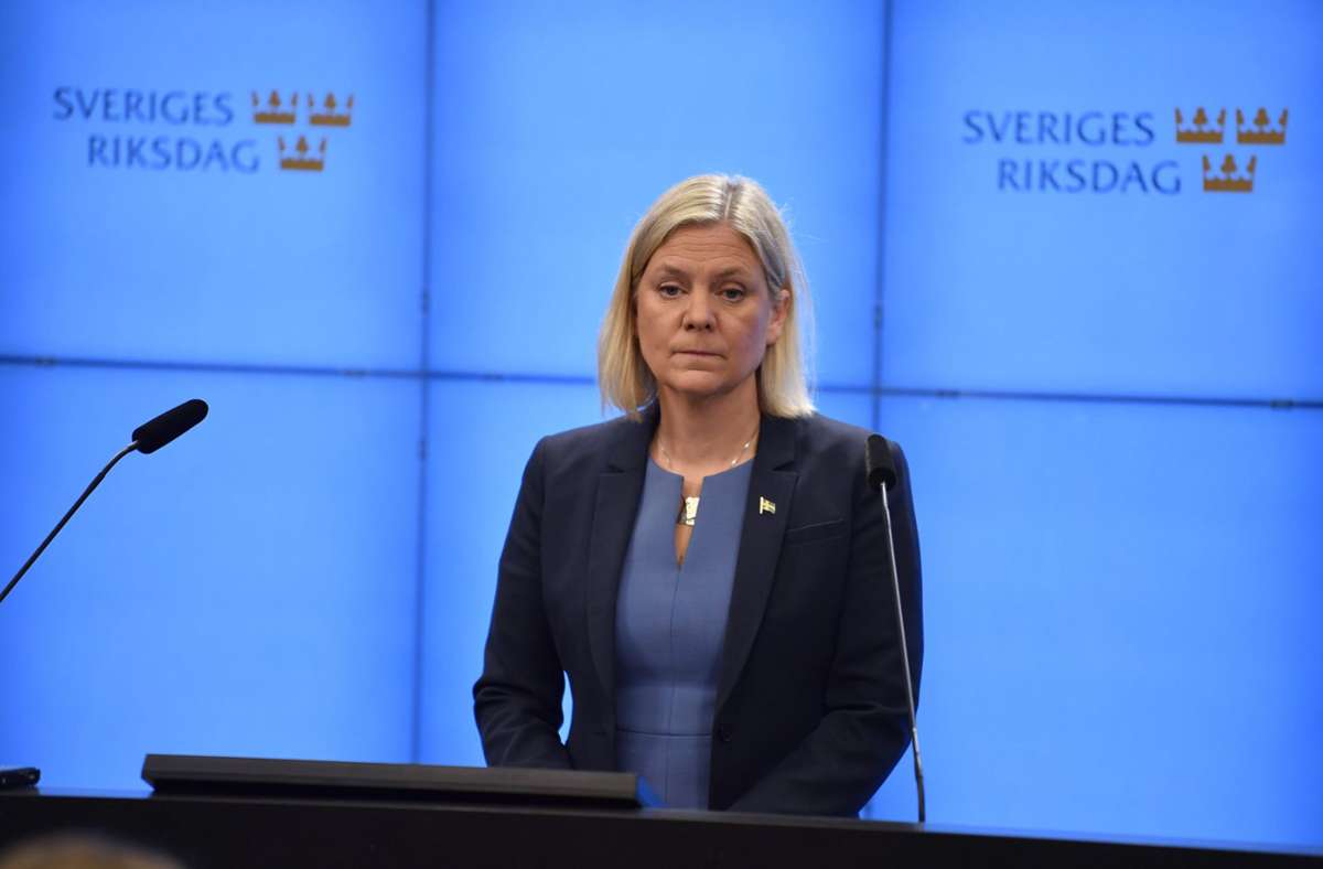Sozialdemokratin Magdalena Andersson: Für wenige Stunden an der Spitze der schwedischen Regierung