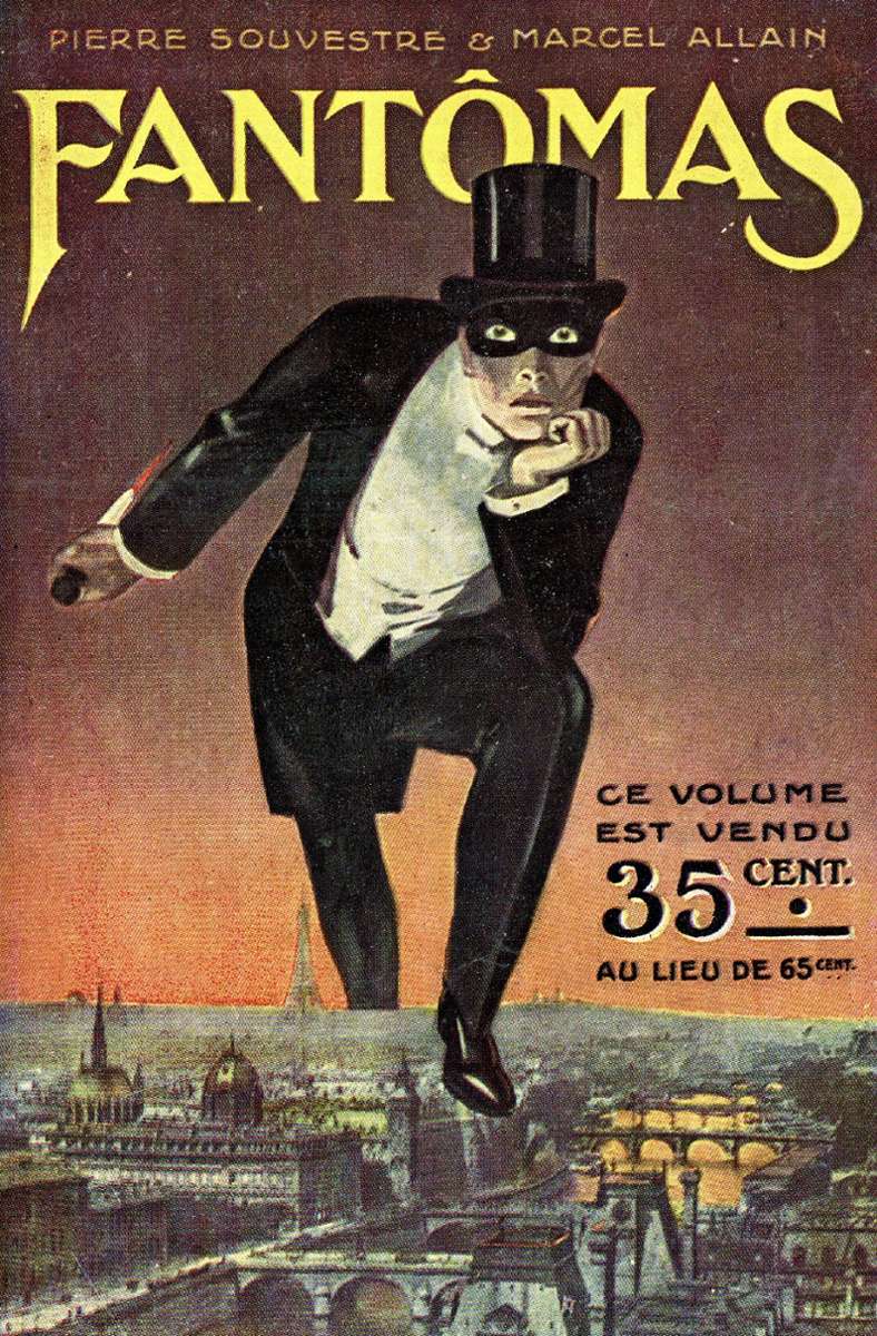 Das Cover des ersten Fantomas-Romans von 1911