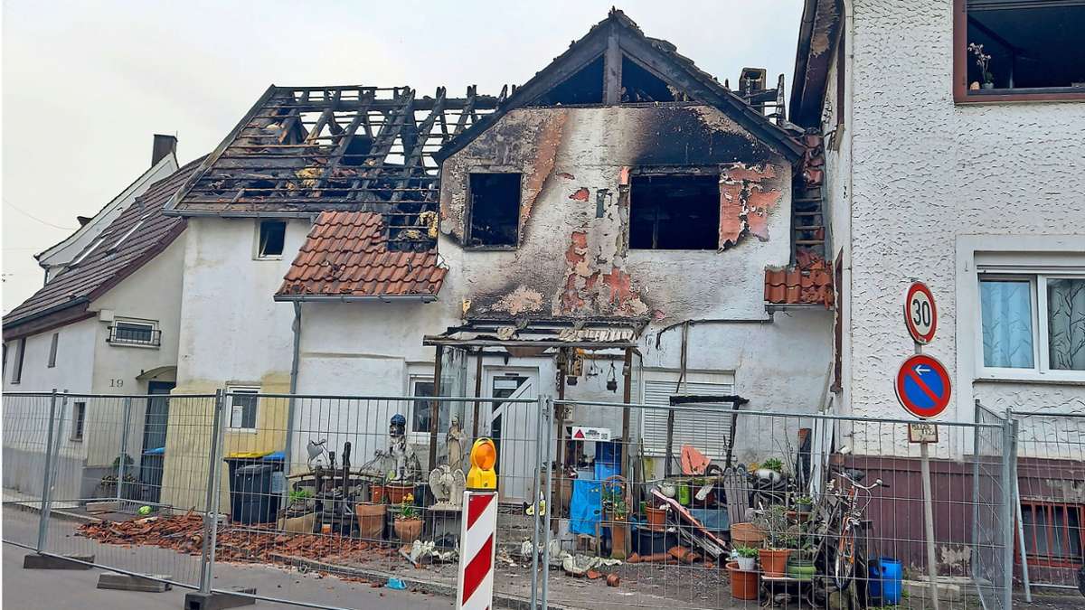 Am Freitag hat in Urbach ein Feuer gewütet.