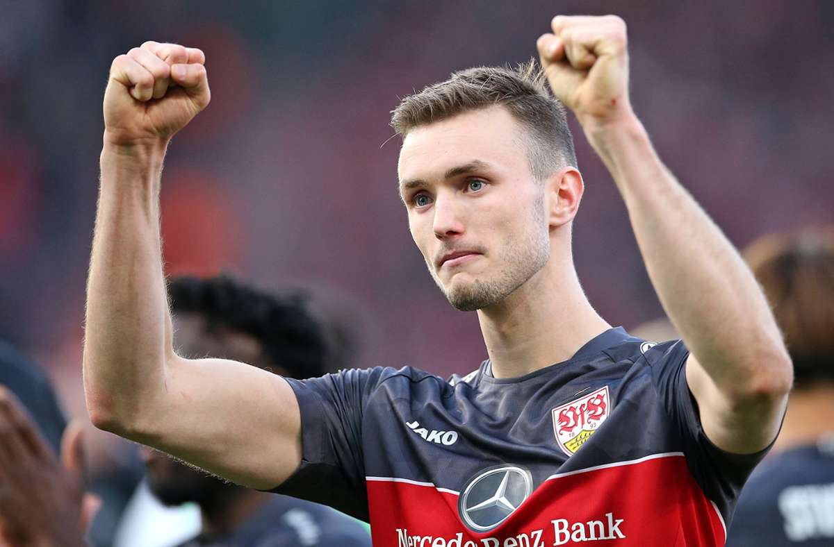 Sasa Kalajdzic hat den Treffer zum 1:1 des VfB Stuttgart beim 1. FC Union Berlin erzielt.