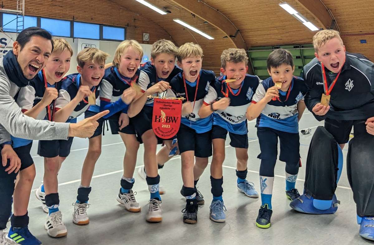Hockey-Jugend: U12  der SV Böblingen wird Oberligameister