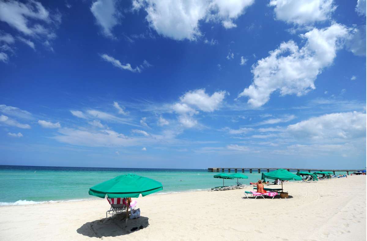 Meer und Strand in Florida sind nun wieder erreichbar. Foto: dpa/Thomas Eisenhuth