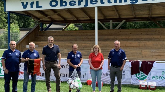 VfL Oberjettingen mit WFV-Ehrenamtspreis ausgezeichnet