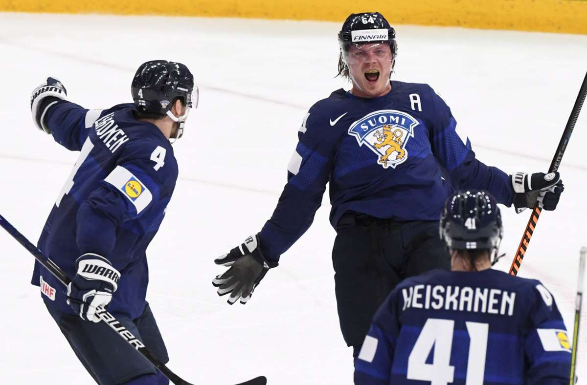 Historisches Double: Olympiasieger Finnland auch Eishockey-Weltmeister