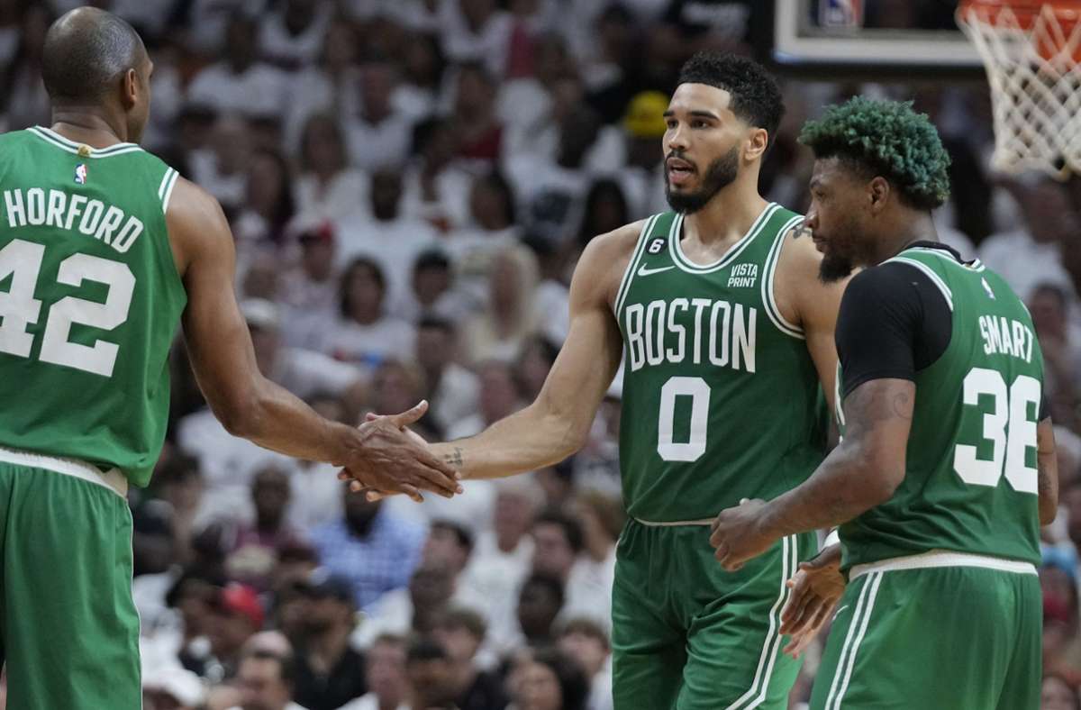 Auswärtsspiel bei Miami Heat: Boston Celtics holen ersten Sieg in NBA-Playoffs