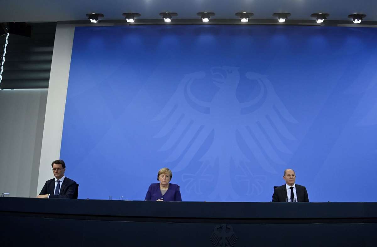 Neu sind Ministerpräsidentenkonferenzen für Olaf Scholz nicht. Neu ist, dass er für den Erfolg seiner Regierung auf die Länder angewiesen ist. Foto: dpa/John Macdougall