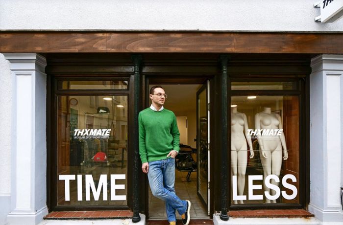 Upcycling-Klamotten  von  THXMATE: Ludwigsburger Designer setzt Zeichen gegen Wegwerf-Mode