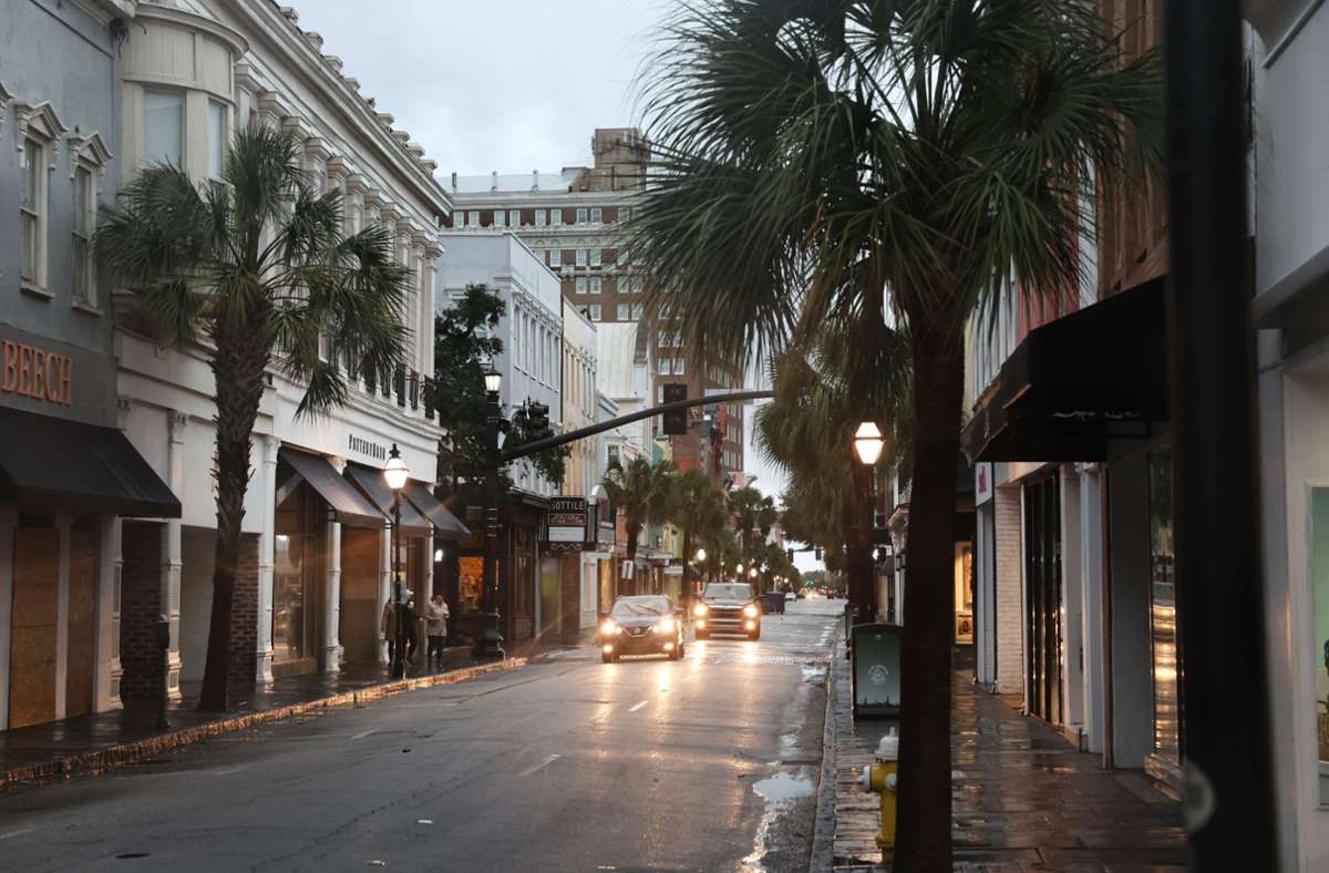 Warten auf den großen Sturm: Charleston in South Carolina macht dicht. Foto: AFP/Scott Olson