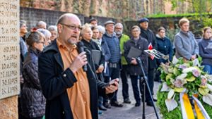 Nobelpreisträger aus Marbach wirbt für den Frieden