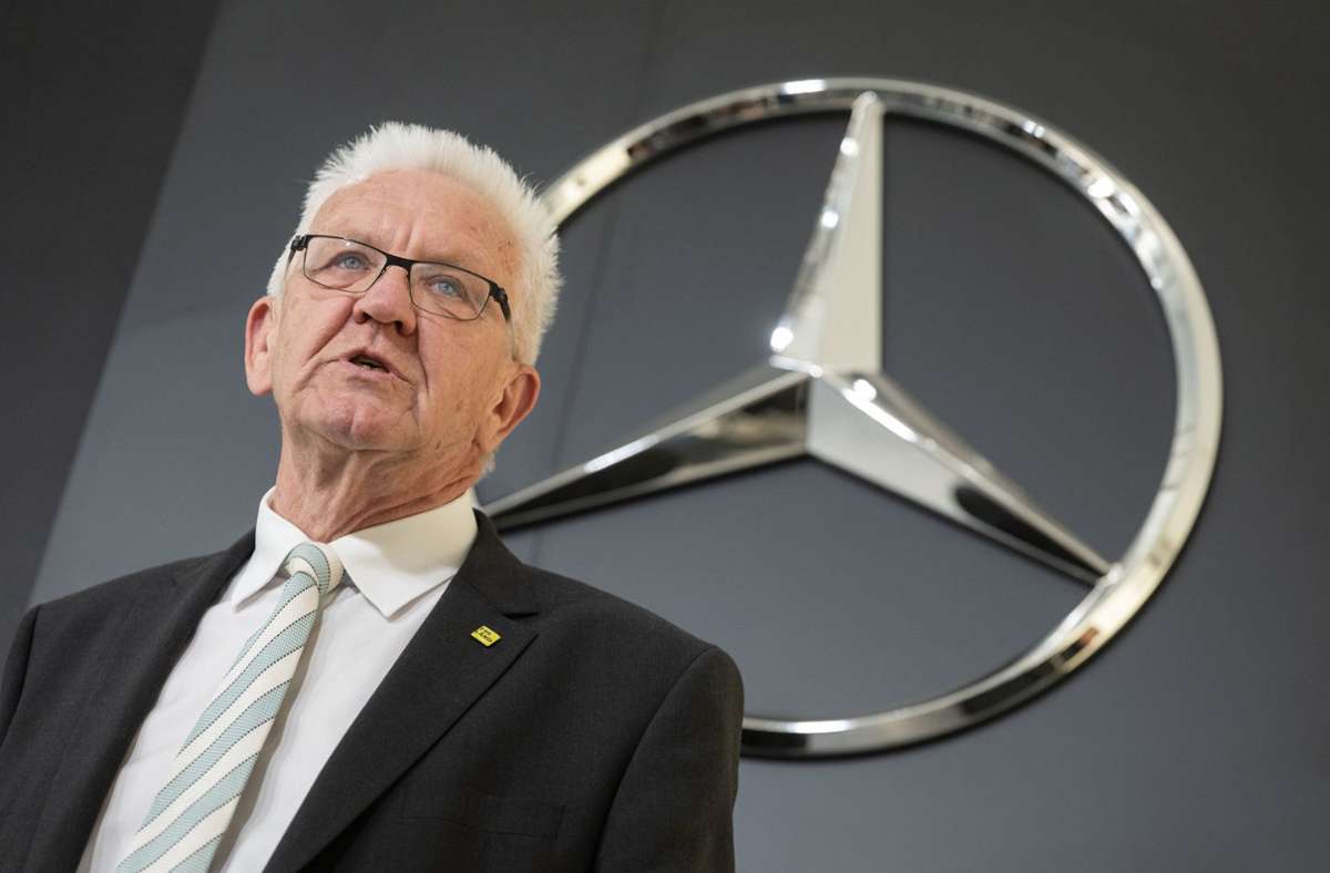 Winfried Kretschmann: Mercedes-Übernahme von Chinesen soll notfalls verhindert werden