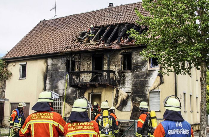 Schönaich: 400 000 Euro Schaden bei Wohnhausbrand