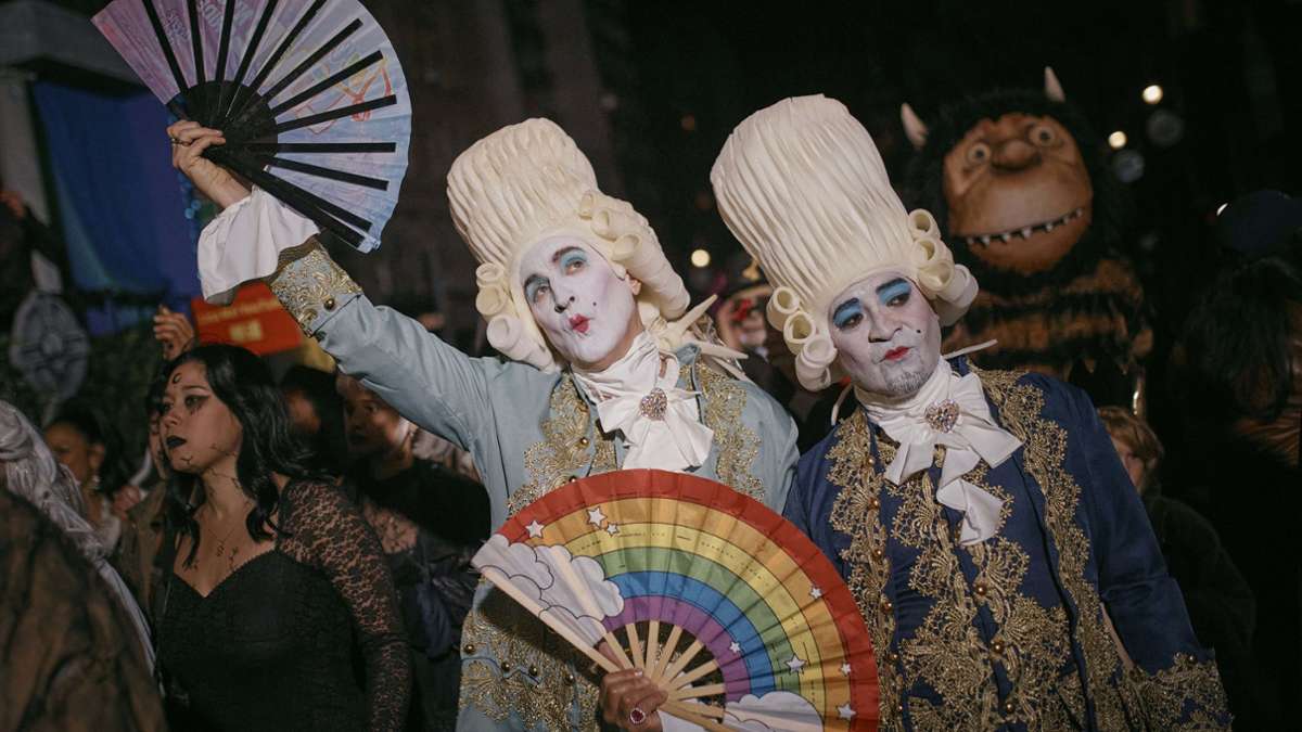 In New York wurde zum 50. Mal die traditionelle Halloween-Parade gefeiert.