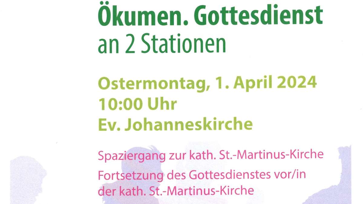 Kornwestheim: Ökumen. Gottesdienst mit zwei Stationen