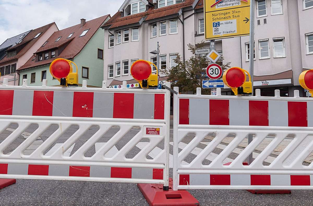 In Böblingen, auf der Hulb und in Dagersheim ab Montag: Straßensperrungen wegen Leitungsbauten