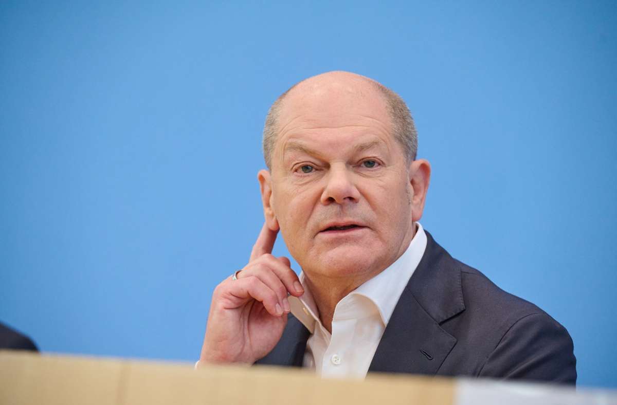 Olaf Scholz in der Bundespressekonferenz: Der Kanzler, der gut hören kann