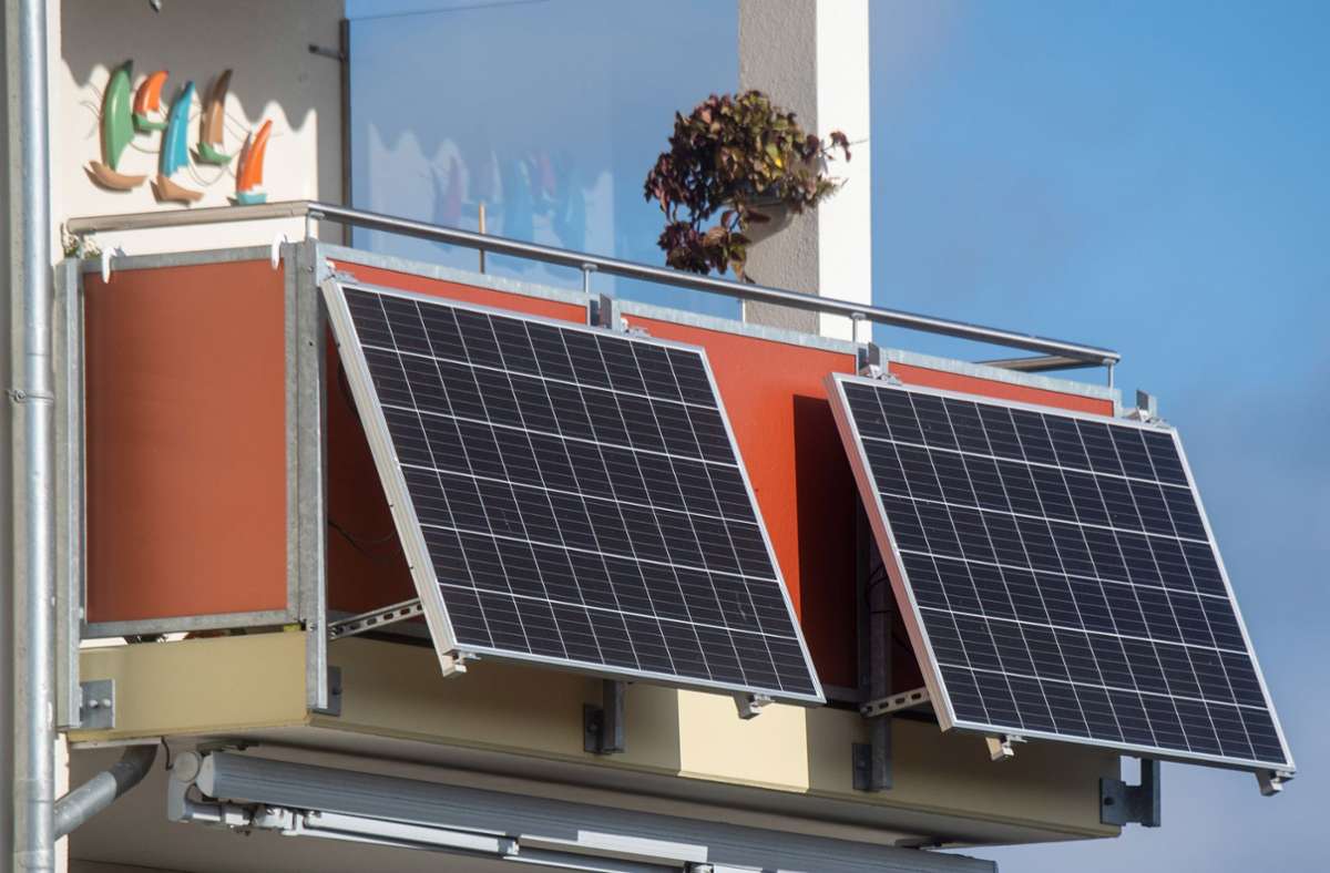 Mehr Photovoltaik: Holzgerlingen bezuschusst Balkonkraftwerke