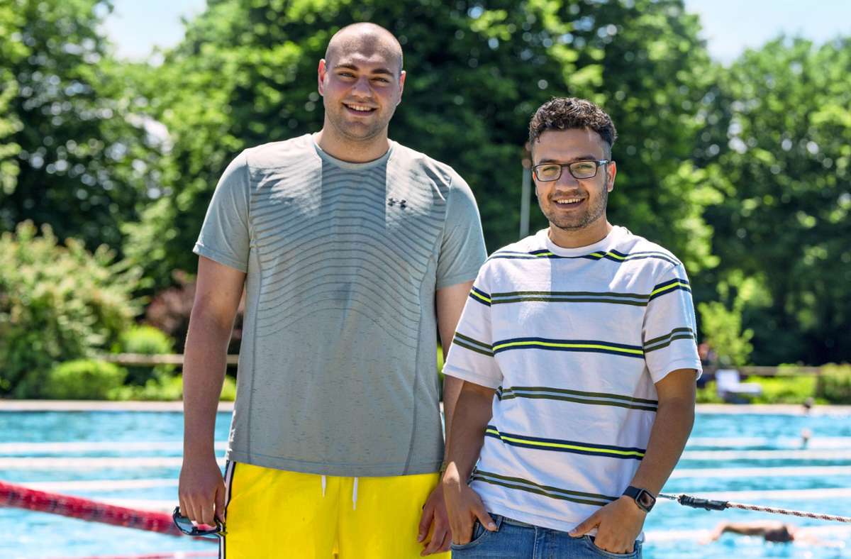 Zwei Rottenburger Rettungsschwimmer: Erst Flüchtling, jetzt Retter