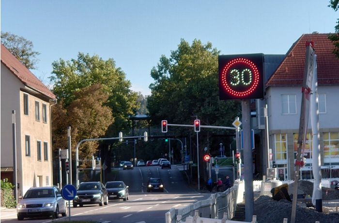 Modellstadt Herrenberg: Intelligente Verkehrslenkung  in  Lernphase