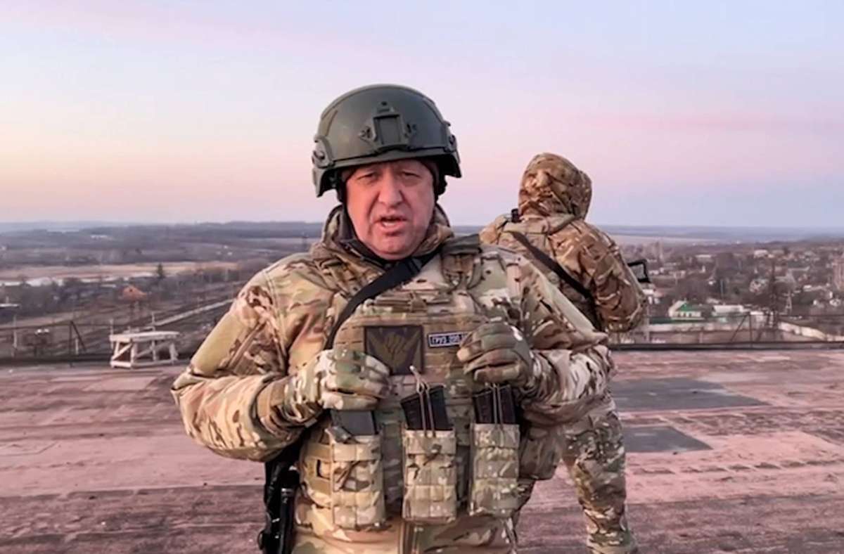 Jewgeni Prigoschin, Eigentümer des Militärunternehmens Wagner Group, in einem Standbild aus einem Video, das die russische Nachrichtenagentur TAAS veröffentlicht hatte.