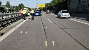Unfall auf der B29 – vier Autos krachen ineinander