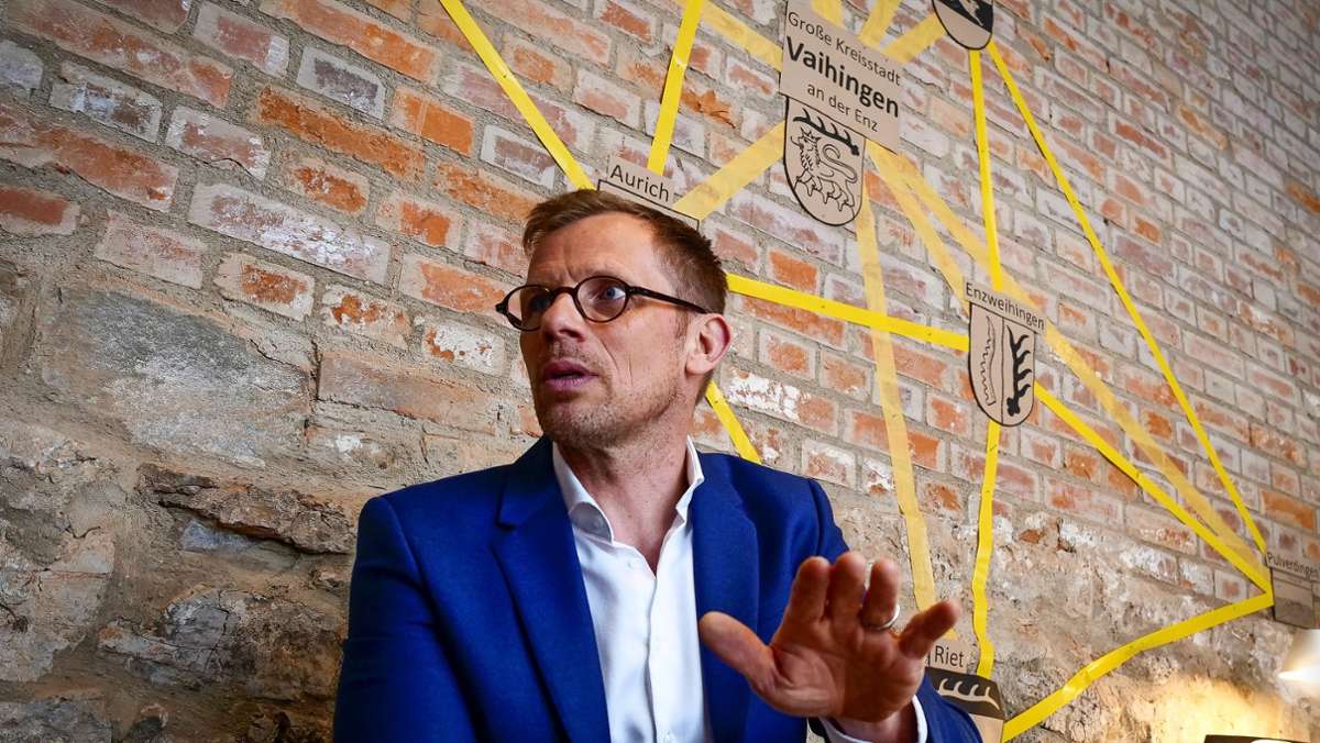 Uwe Skrzypek in Vaihingen an der Enz: Ein Daimler-Manager will jetzt lieber Oberbürgermeister werden