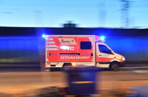 Die beiden Schwerverletzten wurden in ein Krankenhaus gebracht. (Symbolbild) Foto: dpa/Boris Roessler