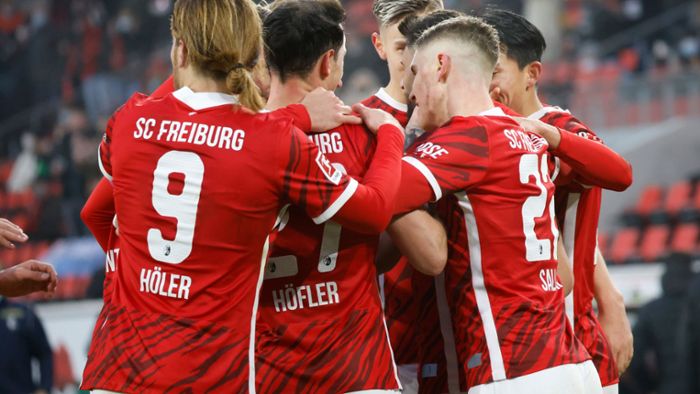 Freiburg überwintert auf Champions-League-Platz