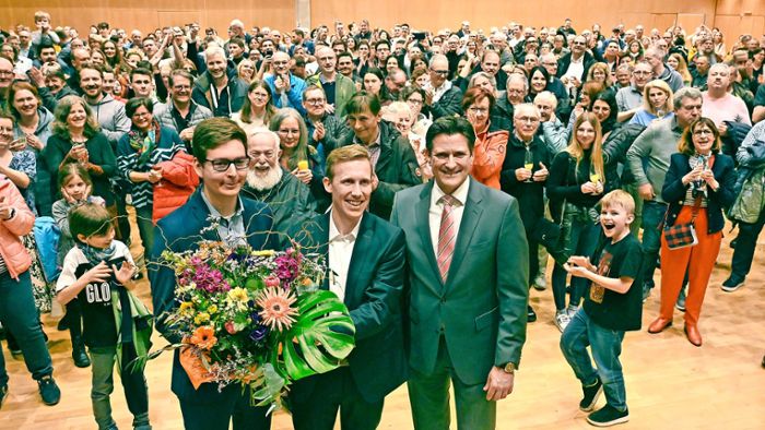 Erdrutschsieg für Jan Hambach bei der Bürgermeisterwahl in Freiberg