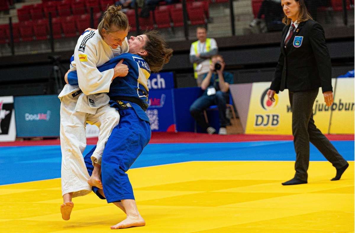 Judo beim VfL Sindelfingen: Pauline Starke sichert sich am ersten Tag die deutsche Vizemeisterschaft