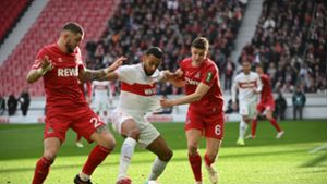 Abstiegsgefährdeter 1. FC Köln erkämpft sich 1:1 beim VfB