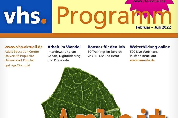 Volkshochschule Böblingen/Sindelfingen: Das neue Programm ist da