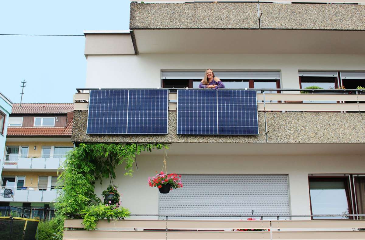 Förderung Solarkraftwerke: Sindelfinger Grüne wollen Balkonkraftwerke fördern
