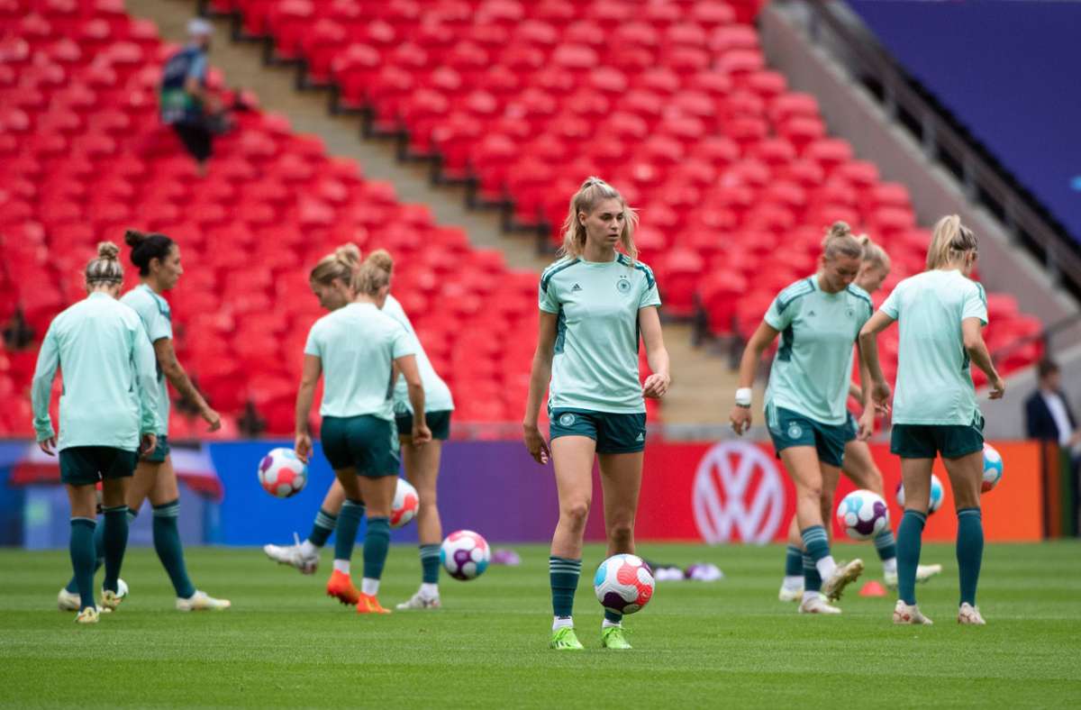 EM-Finale: DFB-Frauen starten unverändert gegen England – bis auf Popp