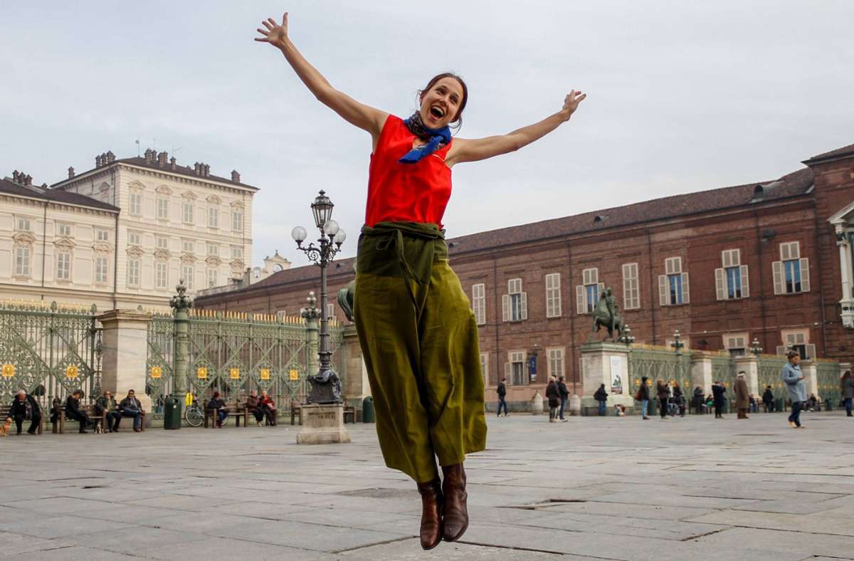 Die vielbegabte US-Künstlerin Josephine Decker bei einem Fotoshooting in Turin
