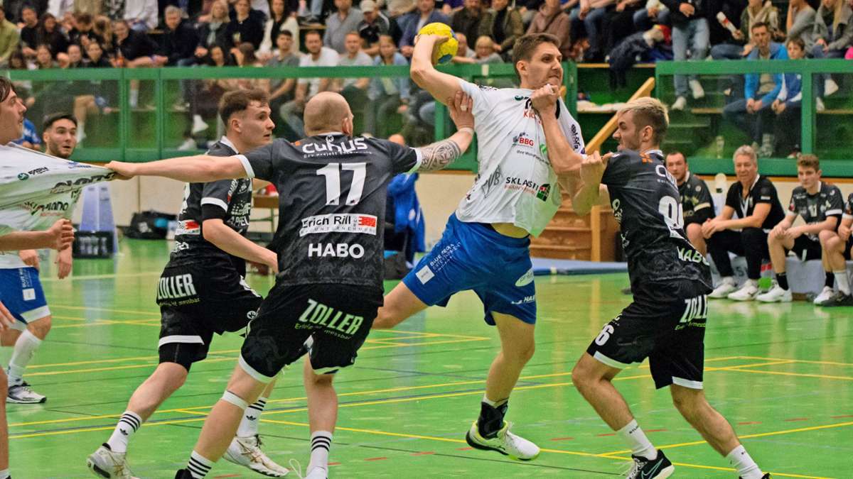 Handball-Verbandsliga Männer: HSG Böblingen/Sindelfingen zittert sich zum knappen Heimsieg