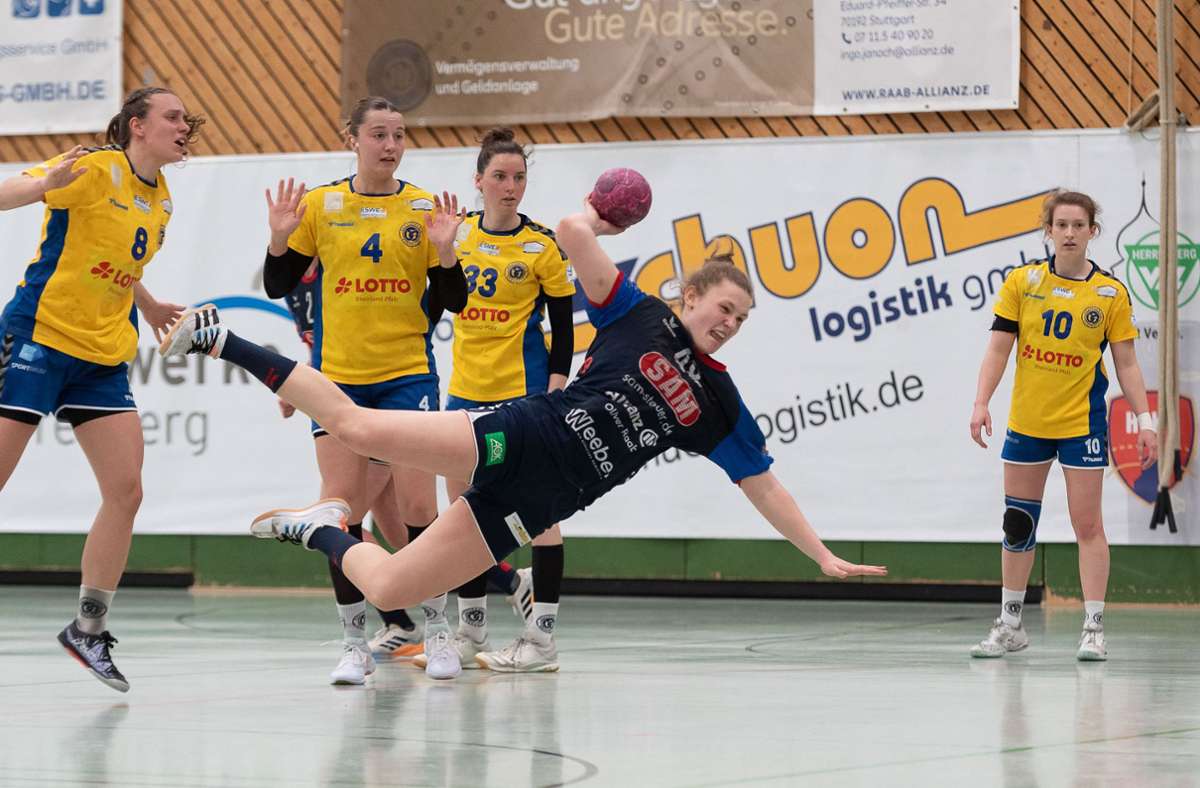 2. Handball-Bundesliga Frauen: SG H2Ku Herrenberg bei 25:37 im Kellerduell völlig von der Rolle