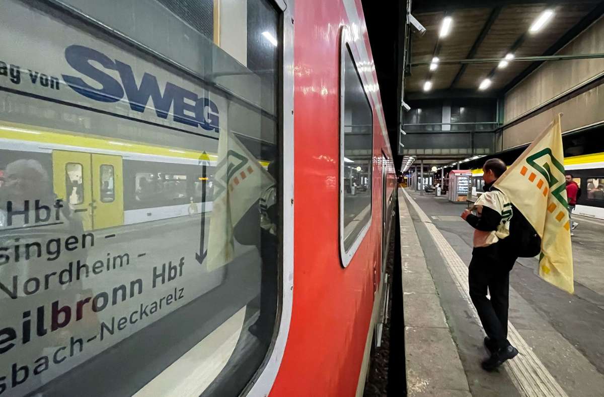 Baden-Württemberg: GDL: Streik bei Bahnunternehmen SWEG wird Donnerstag beendet