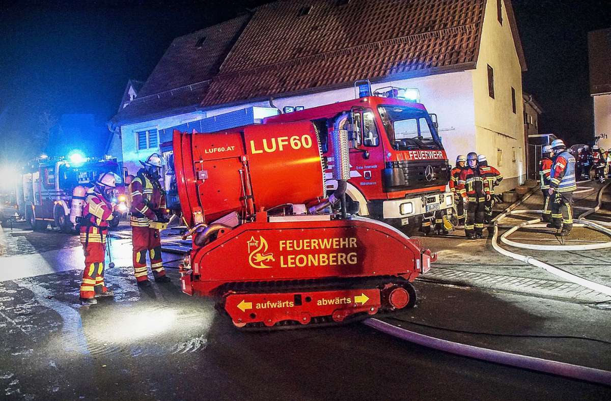 Neujahrsnacht in Hildrizhausen: Der größte Brand seit 30 Jahren