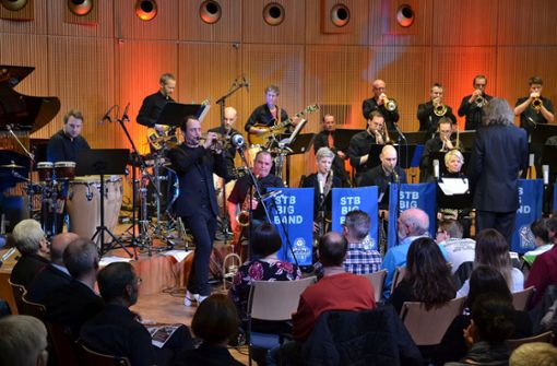 Sindelfingens  jazzmusikalisches Aushängeschild: die STB Bigband. Foto: KRZBB/Robert Krülle