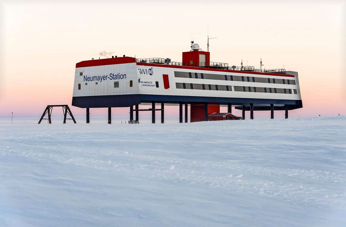 13300 Kilometer entfernt: die Polarstation  Neumayer III. Foto: Stefan Christmann/Stefan Christmann