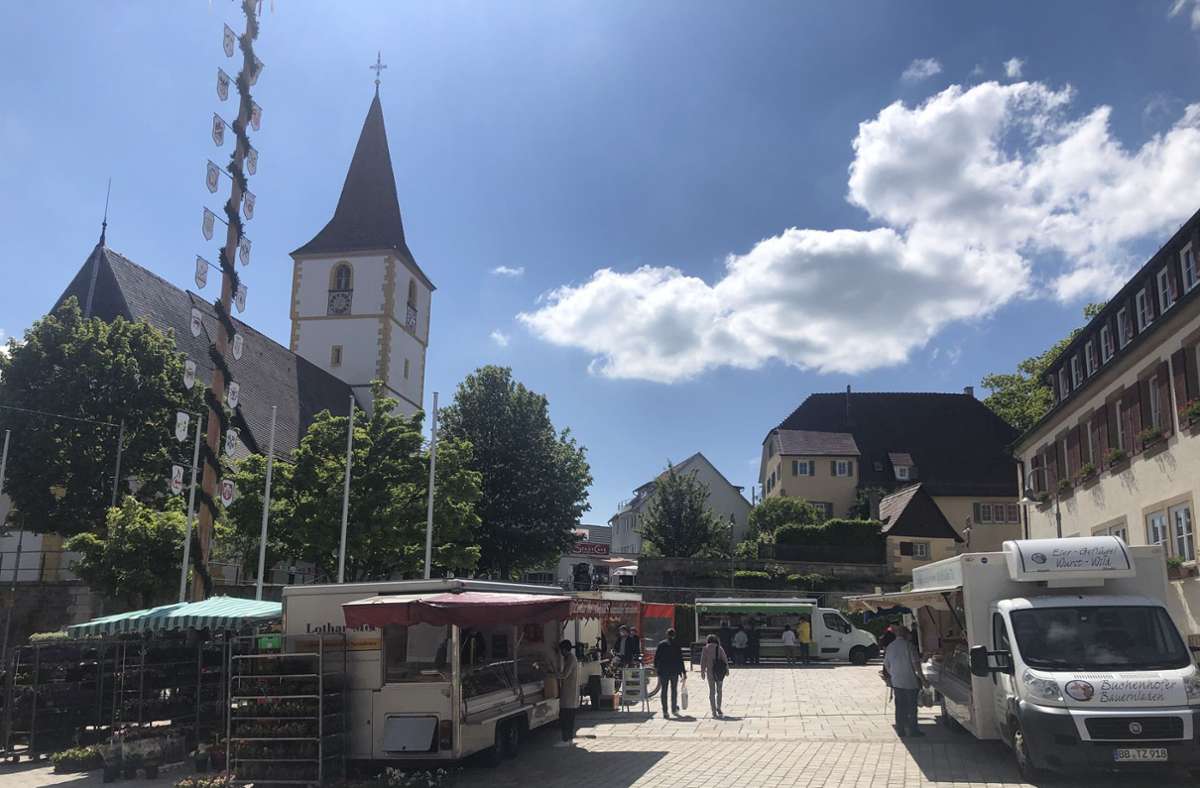 In Holzgerlingen: Neues Angebot auf dem Wochenmarkt