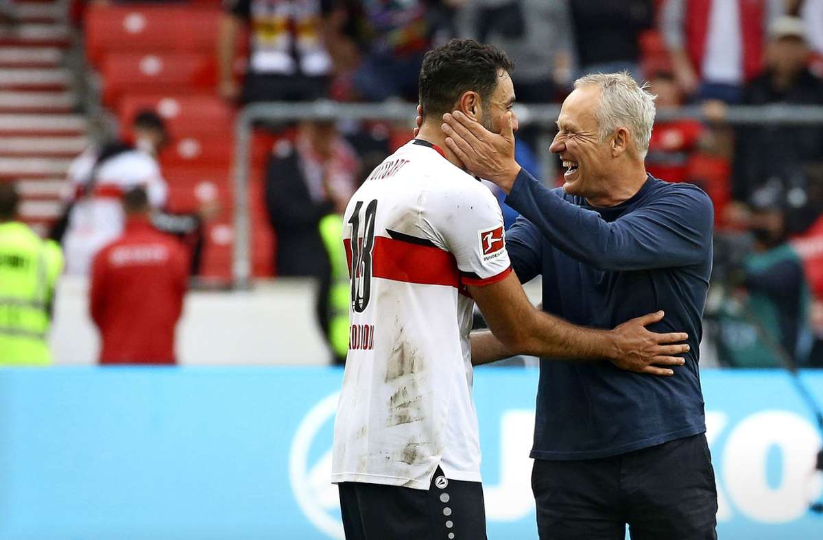 VfB Stuttgart gegen SC Freiburg: So entschuldigte sich Christian Streich bei Hamadi Al Ghaddioui